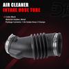 Шланг воздухозаборника двигателя с хомутами, Гофра воздухозаборника Совместимо с автомобилями Honda Pilot V6 3.5L 2009 2010 2011 2012 2013 2014 2015