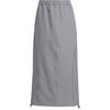 Fustl W P Skirt Solid Color Fashion Soft Comfortable Casual Long Skirt Women Skirts Gray JM6215