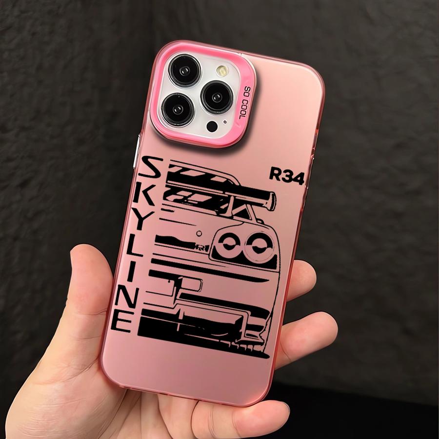 Крутой чехол для телефона JDM Dream Car для iPhone 16 Pro 15 Pro Max 14 13 12 11 XS 14 Pro Max 16 Plus 14Pro 12Pro Мягкий чехол