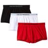 Трусы-боксеры с низкой посадкой Emporio Armani, 3 штуки, 111610, Красный/Белый/Черный, Большой [Параллельный импорт]