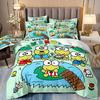 Cartoon Children'S Animation Bedding Three-Piece Set 3D Digital Printing Quilt Cover