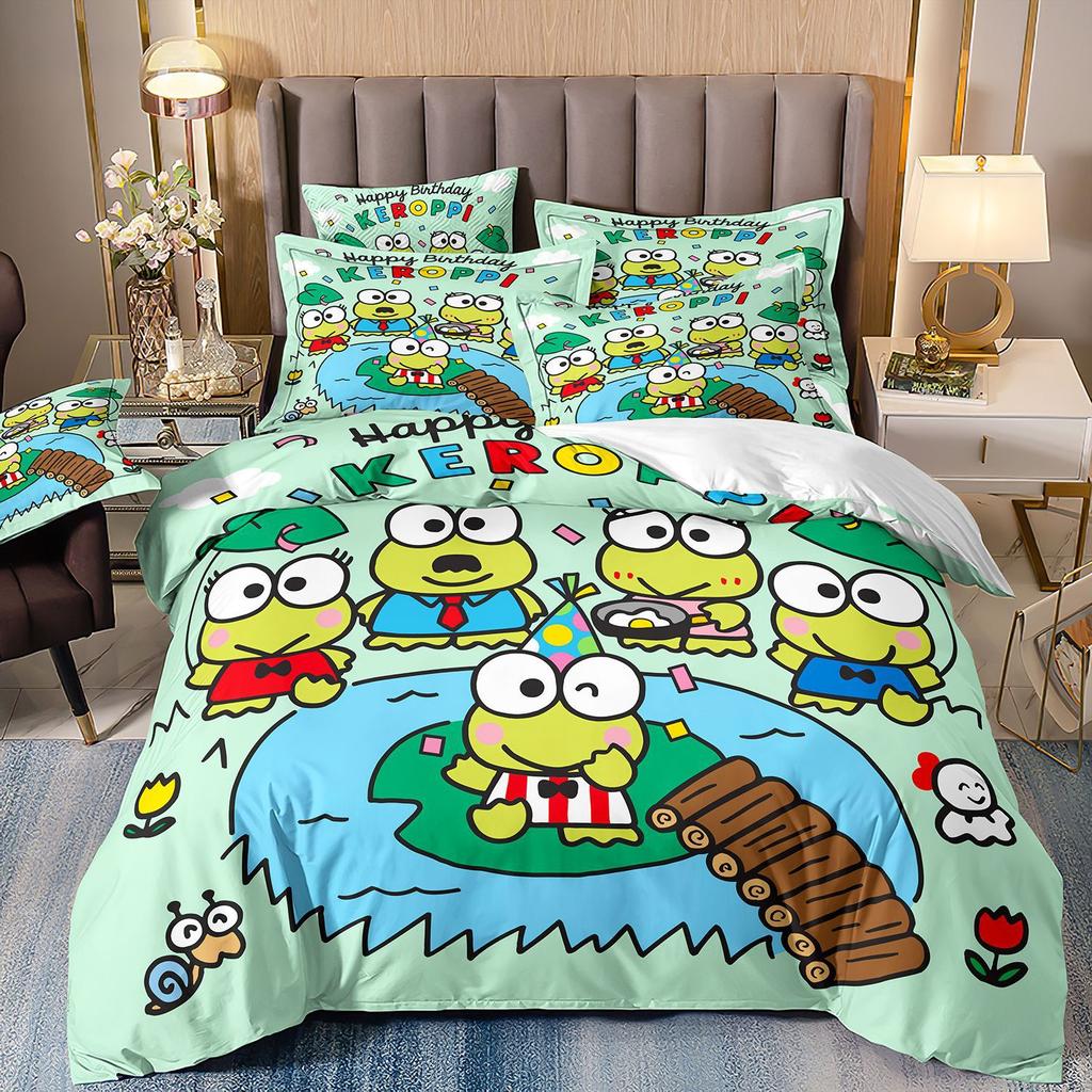 Cartoon Children'S Animation Bedding Three-Piece Set 3D Digital Printing Quilt Cover