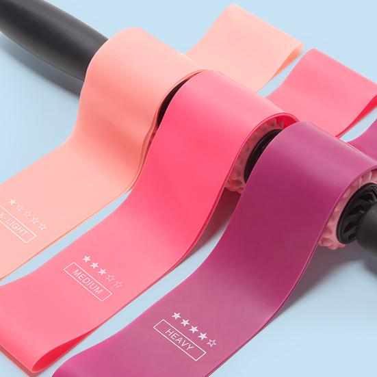 Эластичные ленты для тренировок 5 уровней Эластичные ленты для физиотерапии Силовые тренировки Йога Пилатес Растяжка Восстановление