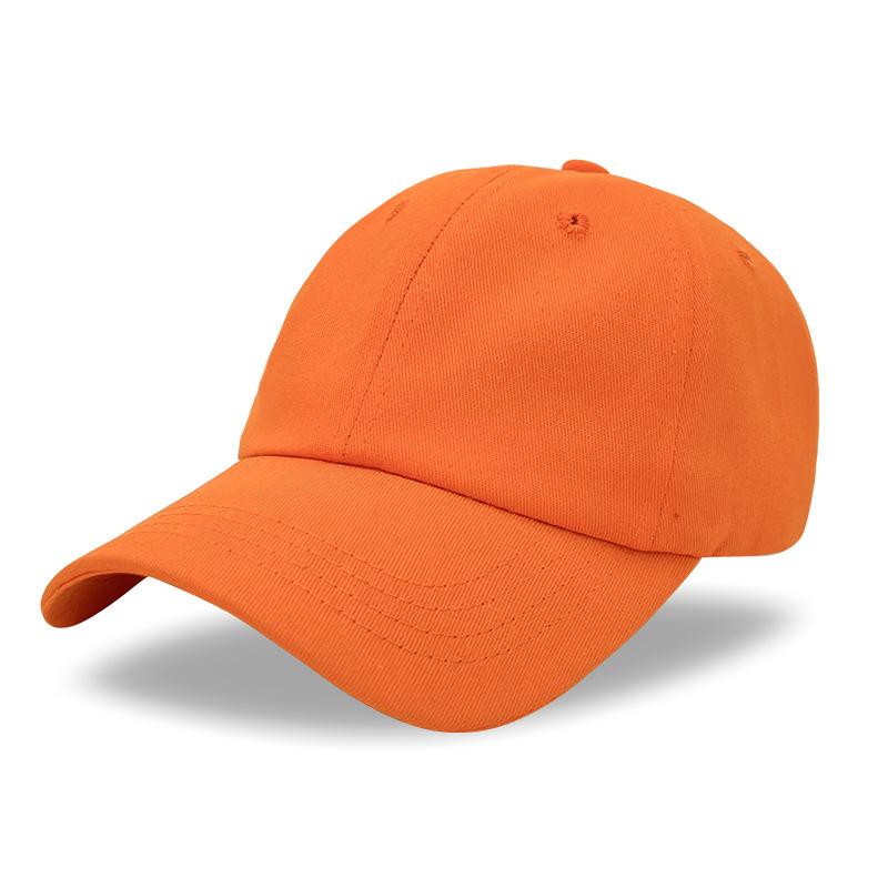 Women's Cotton Soft Top Baseball Cap Spring and Summer Sunscreen Cap Male Outdoor Solid Color Light Plate Visor