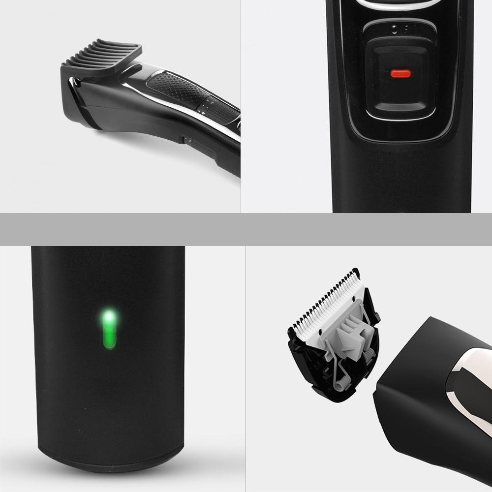 Электрическая машинка для резки волос Enchen Sharp3S с быстрой зарядкой через USB, малошумная прическа для волос