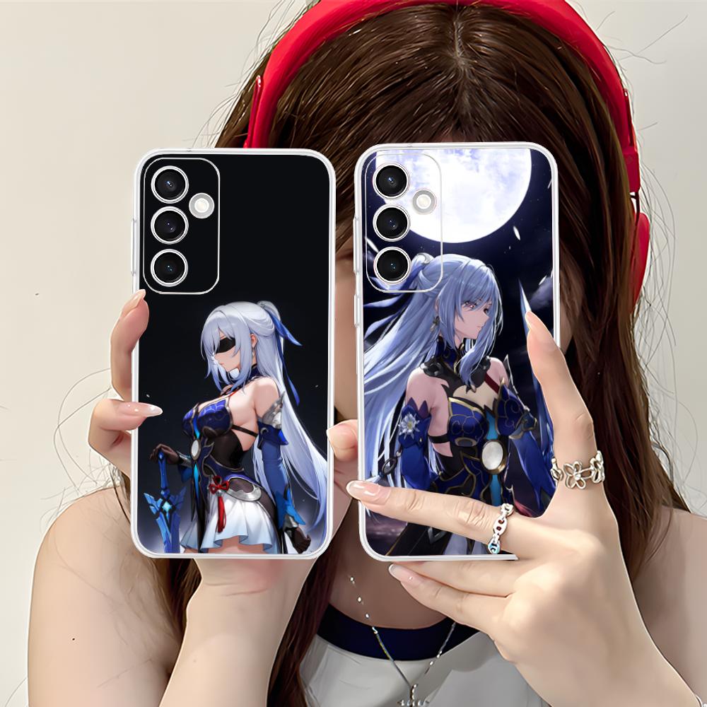 Прозрачный чехол HSR Jingliu для Samsung Galaxy S25 S24 S23 S22 S21Plus FE Ultra Цветная накладка