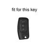 Кожаный чехол для Ford Fiesta Focus 2 Ecosport Kuga Escape Car Flip Folding Remote Key Case 3 Buttons Key Covers