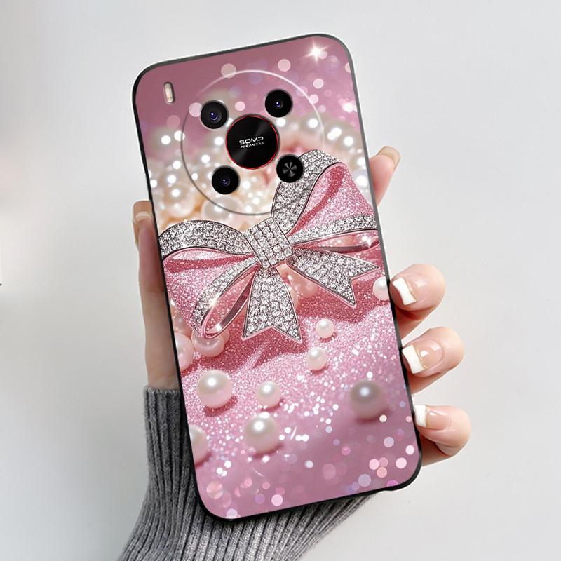 Милый Мультяшный Чехол Для ZTE Blade V70 MAX / ZTE Nubia V70 Max Печатный Корпус Защитная Крышка Мягкий Силикон Черный Корпус