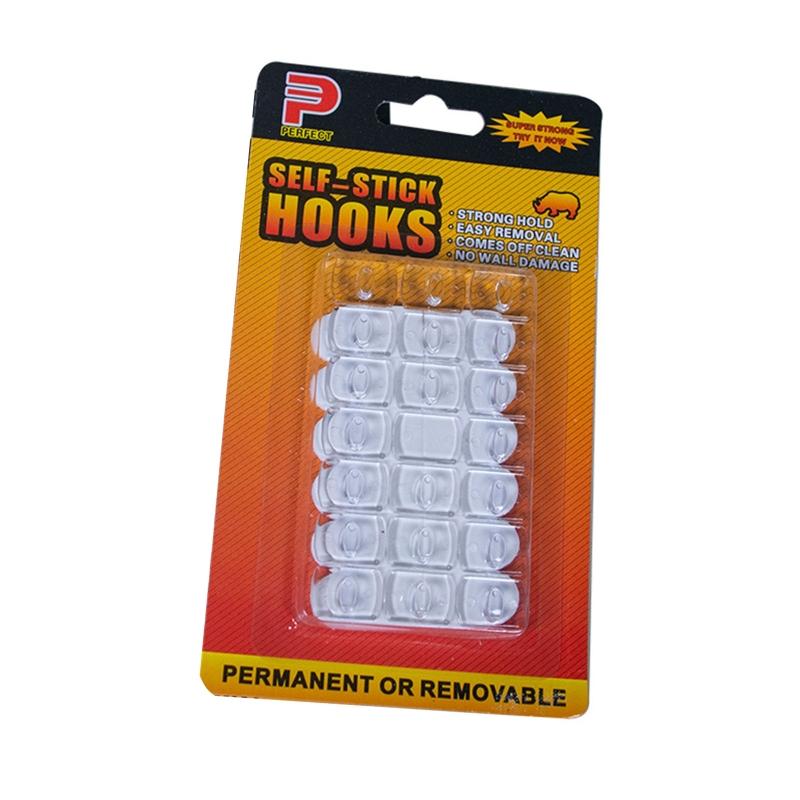 1 комплект водонепроницаемых прозрачных настенных крючков с самоклеящимися полосками, мини-гирлянды, зажим для вешалки для кухни