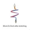 Bird Rope Parrot Swing Cage Standing Perch Supplies Climbing Pet Birds