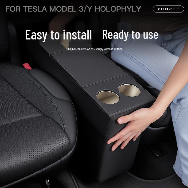 Tesla Model Y Six-Seater Aisle Seat Storage Box - Interior Accessory