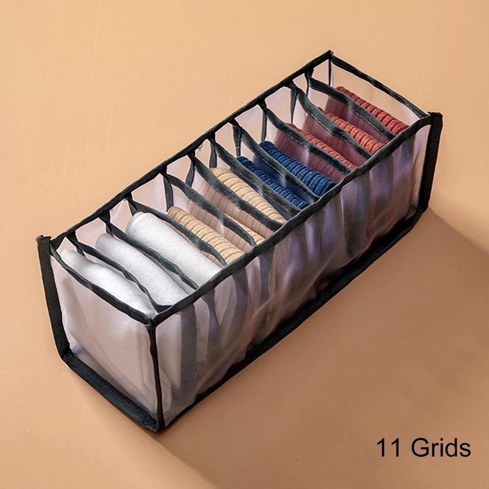 Wardrobe Closet Drawer Organizers for Underwear Bra Socks Panty Storage - Home Dormitory Cabinet Organization Boxes