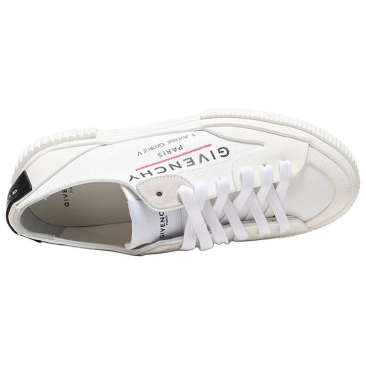 Givenchy Женские легкие кроссовки для тенниса 'Address Logo Print - White' BE000PE0PF-100