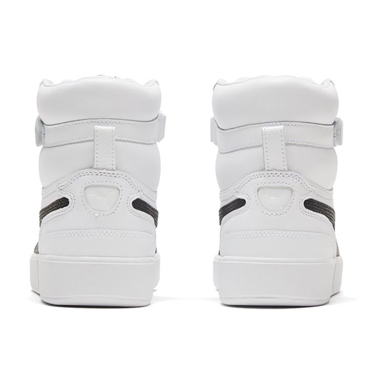 Puma Sky LX Mid Атлетические кожаные кроссовки с высоким верхом Унисекс кроссовки Черно-белые 372874-06