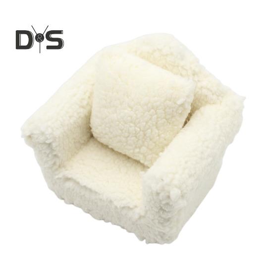 Миниатюрный диван 1:12 масштаб Мини Дом Диван Плюшевая Миниатюрная Мебель Куклы Аксессуары Для Дома Фото Реквизит Подарок для Мальчиков Девочек