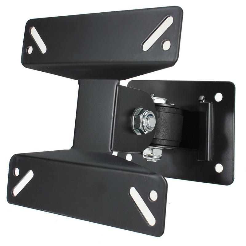 Поворотный настенный кронштейн для плазменного ЖК-телевизора со светодиодной подсветкой и диагональю 14–24 дюйма для VESA 75x75 100x100