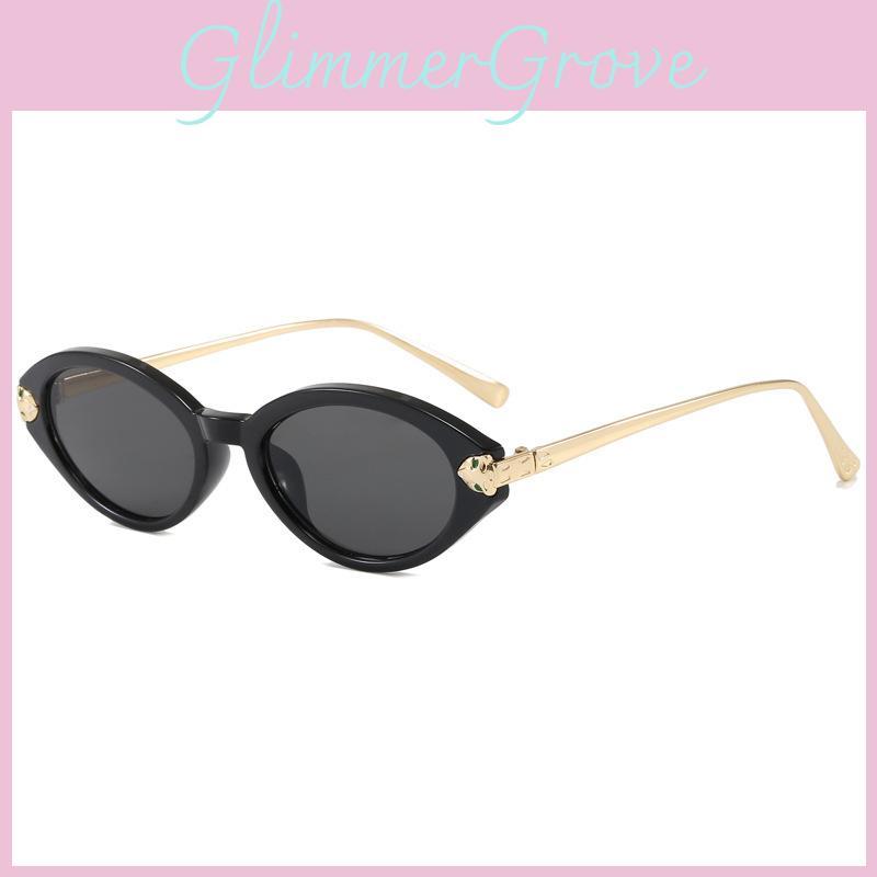 Summer Cat Eye Sunglasses For Women With Metal Frames And Gray Pc Lenses For Street Photography