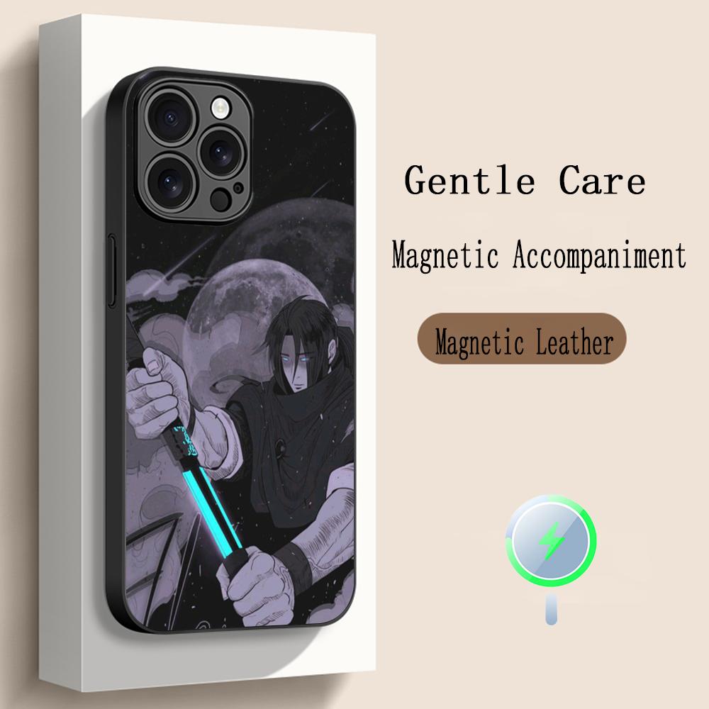 Комикс Северный Клинок модный плакат Чехол для телефона Для iPhone 17 16 15 14 13 12 Plus Pro Max Высококачественный Люксовый Magsafe Овечья кожа