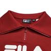 Fila Оригинальная Модная Простая Классическая Ретро Спортивная Повседневная Универсальная Удобная Толстовка на Молнии Свободная Женская толстовка Красная F61W619203FWI