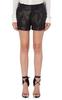 Black Cocktail Women Short Genuine Lambskin Handmade Leather Designer Partywear Shorts