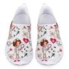 Ladies Loafers Cartoon Nurse Doctor Print Women Sneakers Slip On Light Mesh Casual Shoes Summer Breathable Flats Zapatos
