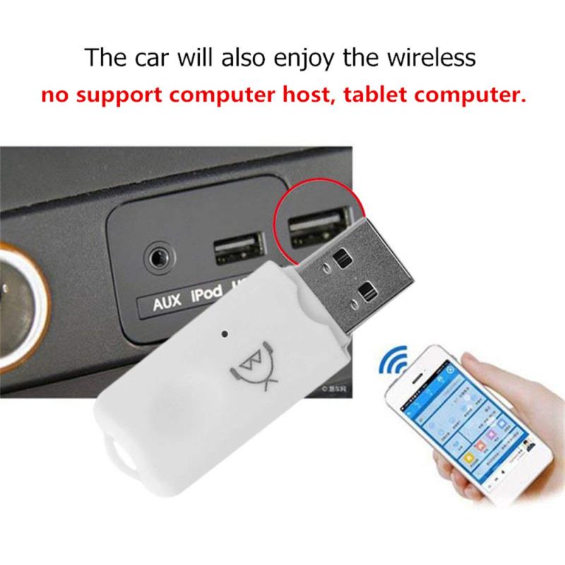 Внешний USB-совместимый с Bluetooth музыкальный приемник Беспроводной аудиоадаптер с совместимым микрофоном