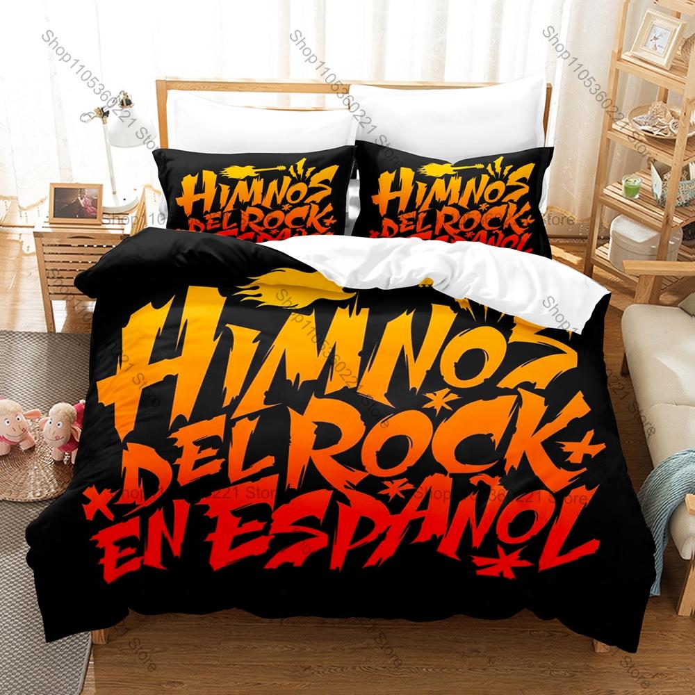 Robe Iniesta Extremoduro Vintage Album Cover Grunge Concert Print Duvet Cover + 2 Pillowcases Rock Fans 3pcs Bedding Set