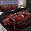 Manchester Legacy Bedding (1 * duvet cover + 2 * pillowcase, without core) 2D Flat Soft and comfortable Christmas birthday gift