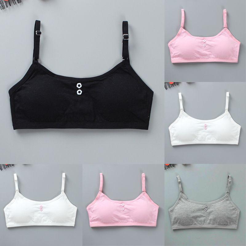 Soft And Comfortable Puberty Teenage Training Bra With Breathable Cotton Blend Material