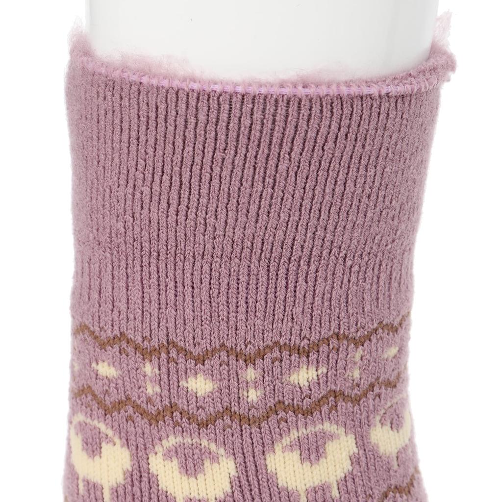 Atsugi Rirakawa Warm Room Socks RRA5095 Fleece-Lined Sheep-Print