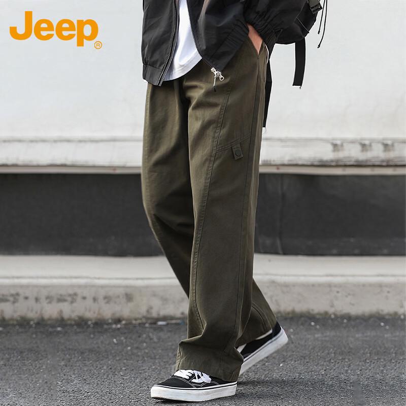 Jeep Мужские повседневные прямые брюки свободного кроя