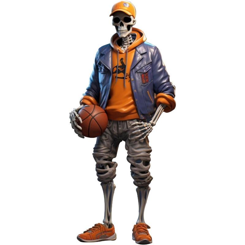 Cool Skeleton Figurines New Cute Funny Unique Skull Mini Statue Halloween Doll Resin Crafts Ornament Collectibles Home Garden Office Desk Decorations