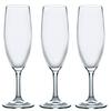 Toyo Sasaki Glass Champagne Glass Collection, 165ml Champagne Flute with Foaming Function, Set of 3, Made In Japan, Dishwasher Safe, 32854HS-L001