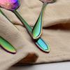 Позолоченная ложка волшебного цвета Ложка цвета радуги Ложка для цветения вишни Ложка для роз Красочная кофейная ложка
