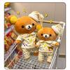 Плюшевая игрушка Рилаккума Милая мягкая кукла Украшение комнаты Детский подарок на день рождения Рождество