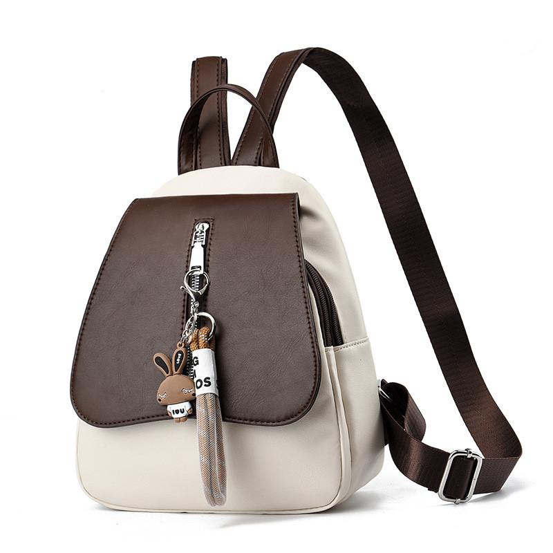 Elegant City Simplistic Backpack For Women Spacious Versatile Fashionable Tote Bag