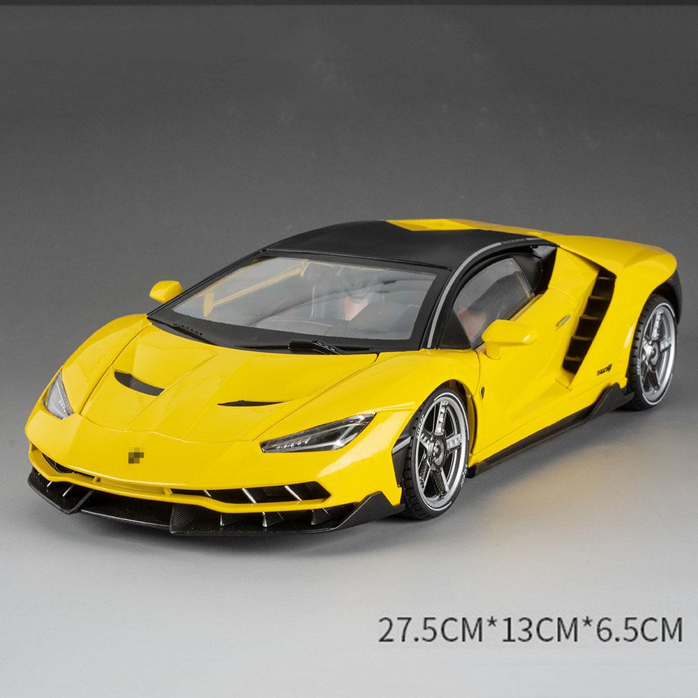 1:18 Масштаб Apollo Evo Lambor Lp770 Сплав Спортивный Автомобиль Литые Игрушки Модель Украшение Музыка Свет Откатная Машина Подарок на День Рождения Ребенка