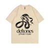 2026 Ограниченная Альтернативная Метал-Рок Группа Deftones Личные Музыкальные Змеиные Графические Футболки Мужские Женские Винтажная Оверсайз Футболка Уличная Одежда