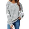 Женский свитшот с длинным рукавом Повседневный комфортный Свободный Легкий Женский свитшот