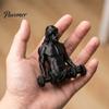 Компактная скульптура для спортзала, 3D-печатная фигурка мускулистого мужчины с гантелями, Мини-декор для стола для дома и офиса, Легкая полка для тренировок, Матовый черный