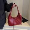 Large-capacity Women's 2025 New Light Luxury Niche High-end Red Wedding Bag, Daily Usable Handbag
