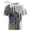 Fashion Beautiful Hockey Sports Men's T-shirts Short Sleeve 3D Printed Street Male Oversized Tops Man Clothing Casual Tees