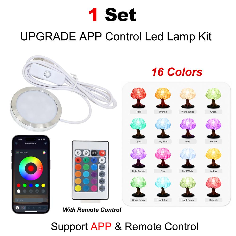Newly upgrade 2.0 For Bambu Lab kit 001 Led Lamp APP Control Enabled Color Changing RGB Light DIY Model Hardware Lamp shell 001