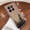 Чехол с узором «Цветы на дереве» для Xiaomi Redmi Note 15 Pro 4G Funda Redmi Note 14 13 Pro 5G Прозрачный мягкий чехол из ТПУ-силикона