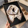 Luxury Summer Long Silk Scarf Female Animal Horse Print Thin Narrow Scarf Bag Hair Band Ribbon Scarfs Women Neckerchief