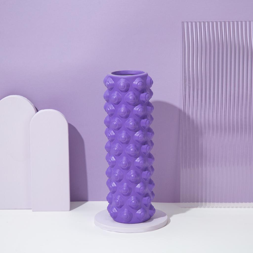 Connors Solid Foam Shaft Muscle Relaxation Skinny Leg Roller Massage Yoga Column Auxiliary Tools Supplies Equipment.