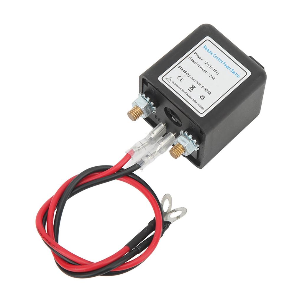 Car Battery Disconnect Switch Power Cut Off Kill Switch with Remote Control Copper Terminal for Auto