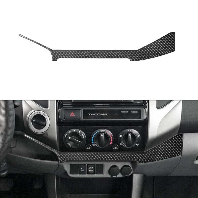 Для Toyota Tacoma 2012 2013 2014 2015 аксессуары для стайлинга автомобиля внутренняя отделка из углеродного волокна защитная