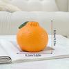 Orange Fruit Shaped Vase Reproduction Enamel Vase Desktop Art Vase Desktop Decoration Bouquet Centerpiece