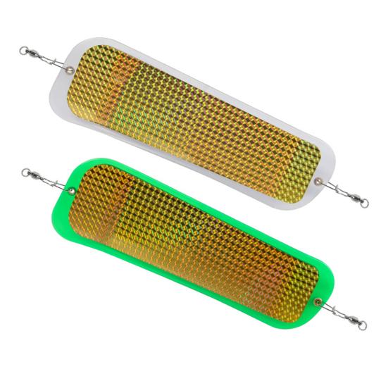 Светоотражающий маячок для рыбалки для троллинга, ловли лосося, форели, подводной рыбалки на большой глубине, пластиковая приманка для пресной и морской воды